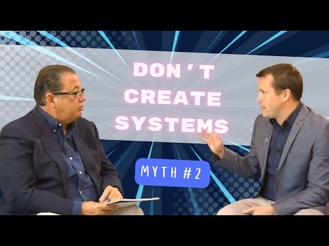 David Jenyns and guest discuss Myth #2: Don't Create Systems in a video interview setting