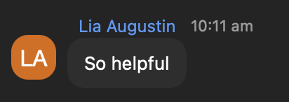 Attendee feedback