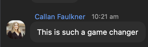 Attendee feedback