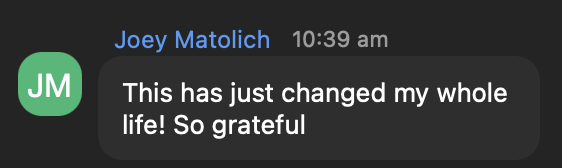 Attendee feedback