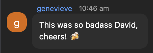 Attendee feedback