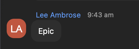Attendee feedback