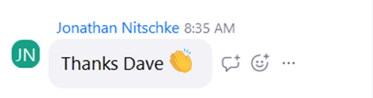 Attendee feedback