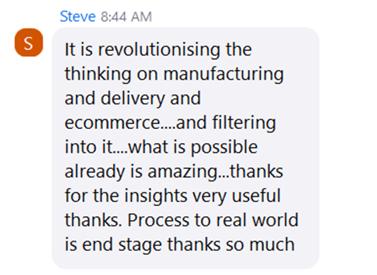 Attendee feedback