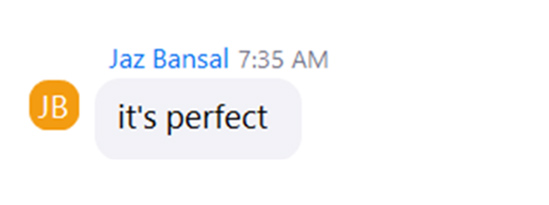 Attendee feedback