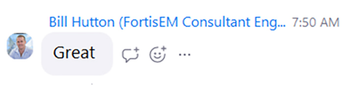 Attendee feedback