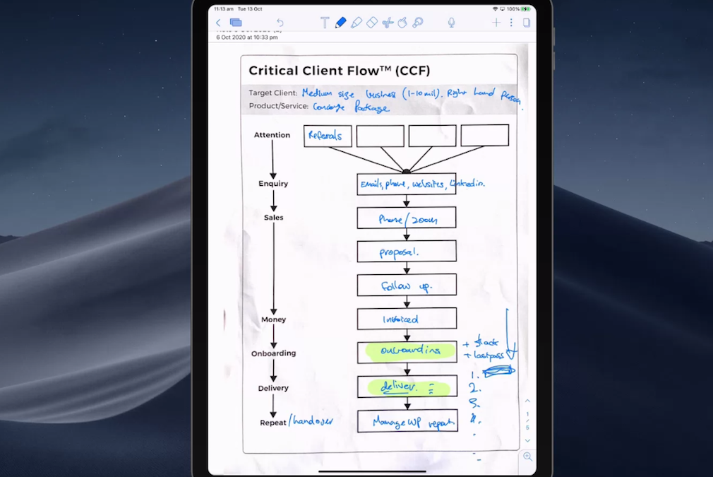 CCF screenshot