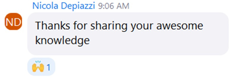 Attendee feedback