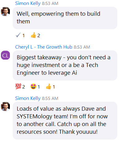 Attendee feedback