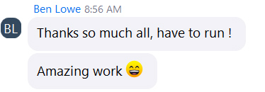 Attendee feedback