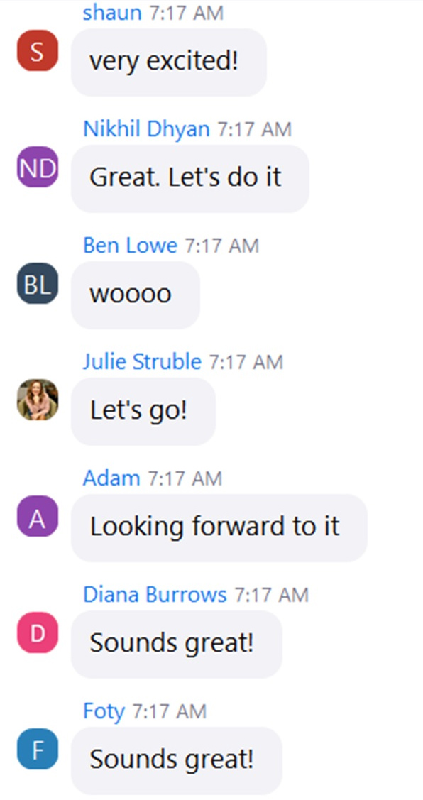 Attendee feedback