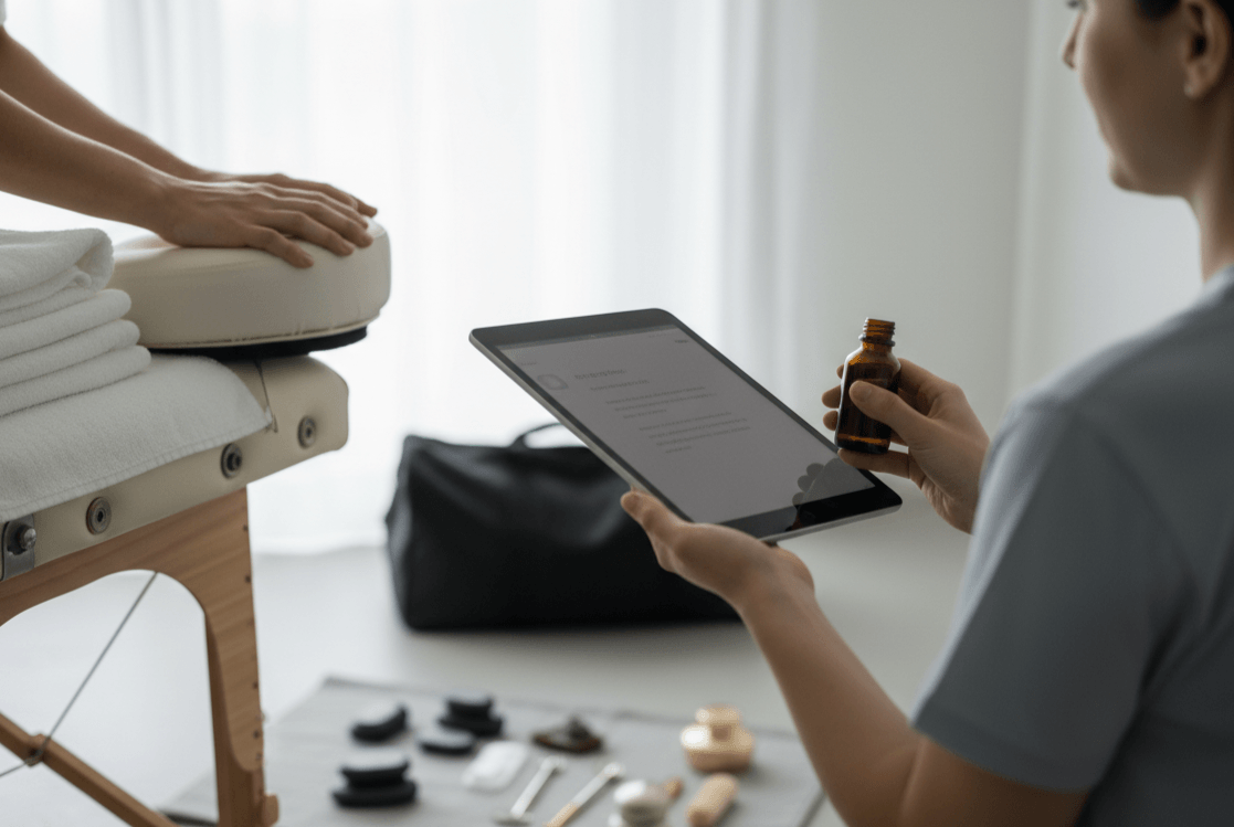 massage business handoff